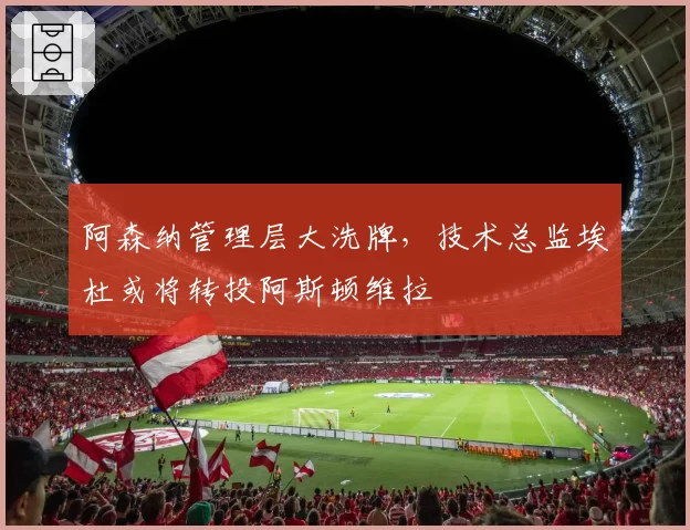 阿森纳管理层大洗牌,技术总监埃杜或将转投阿斯顿维拉
